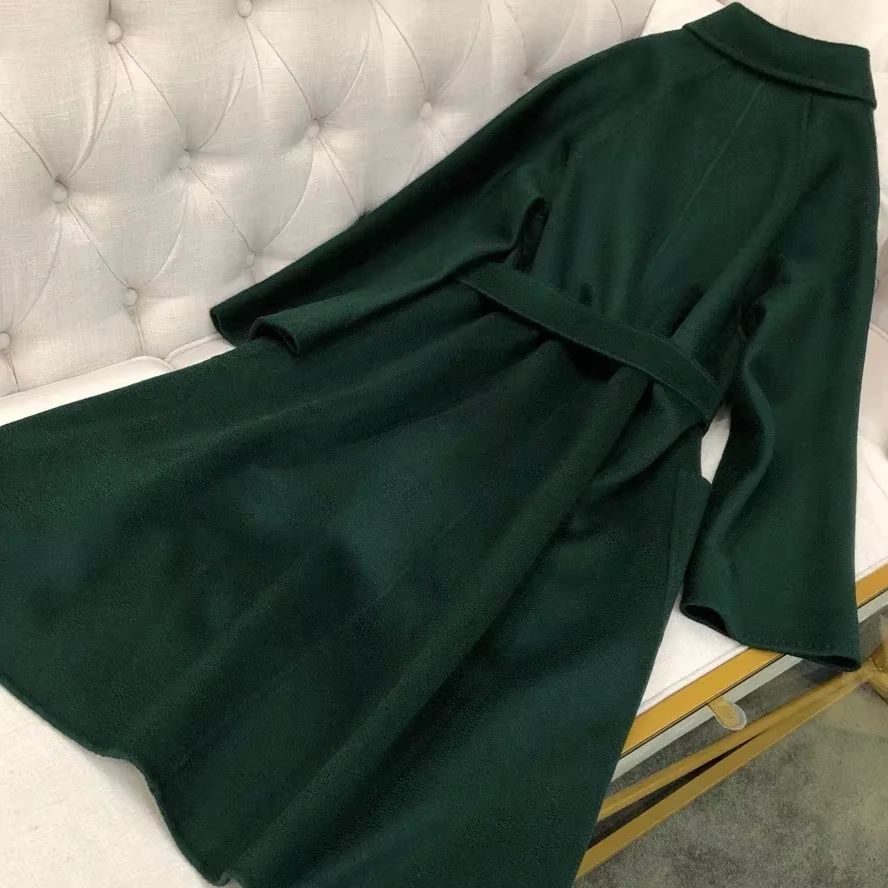 Top Quality Max Coat ,luxury Water Ripple Double-sided 100% Cashmere — detail 16